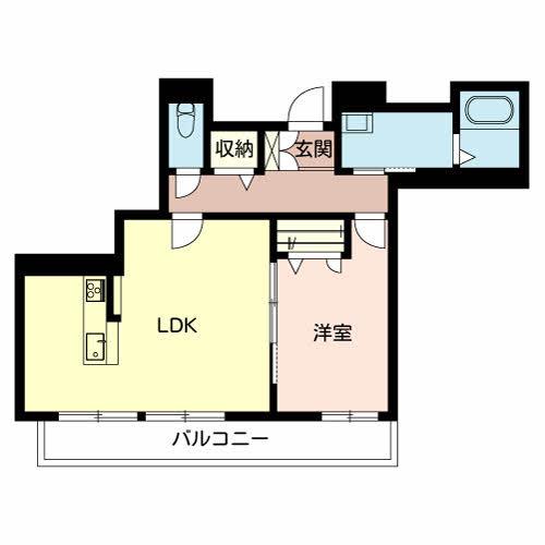 ソレイユイズミ(1LDK/3階)の間取り写真