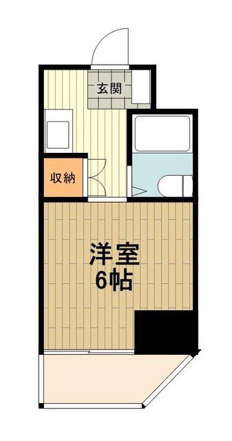 エトワール明神町(ワンルーム/5階)の間取り写真