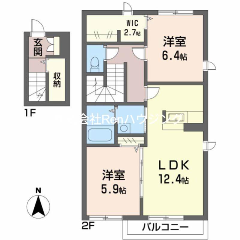 シャーメゾン藍住 D棟