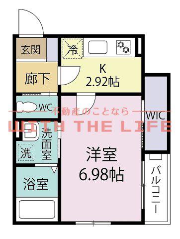 BRAVE BASE REOII(1K/1階)の間取り写真