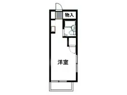 豊円コート(ワンルーム/1階)の間取り写真