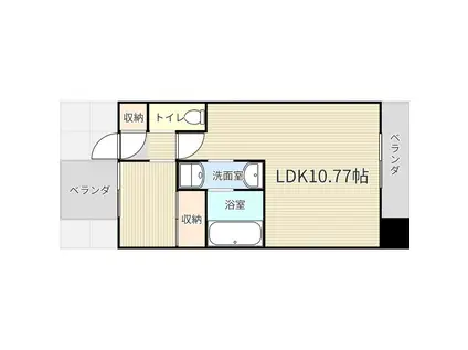 プレジオ関目(1LDK/14階)の間取り写真