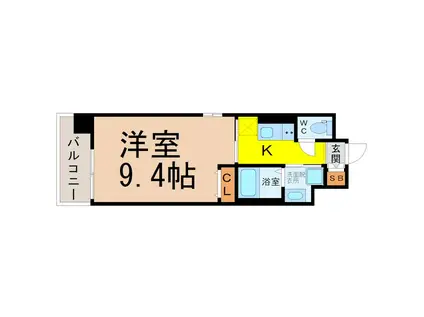 GOKISO TERRACE(1K/10階)の間取り写真