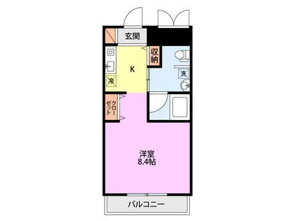 FURUMACHI AVENUE -DAICHIKU-(1K/8階)の間取り写真