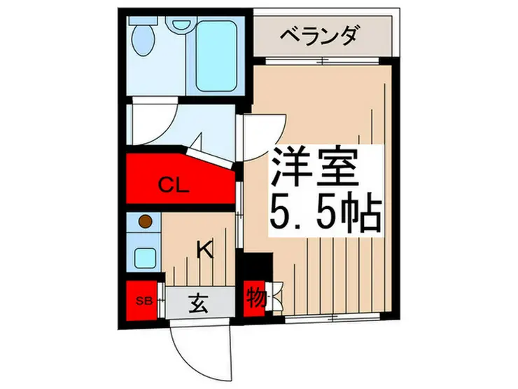 カーサスギタ 2階階 間取り