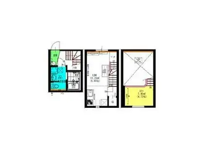 AX岐阜高尾町 (ワンルーム/1階)の間取り写真