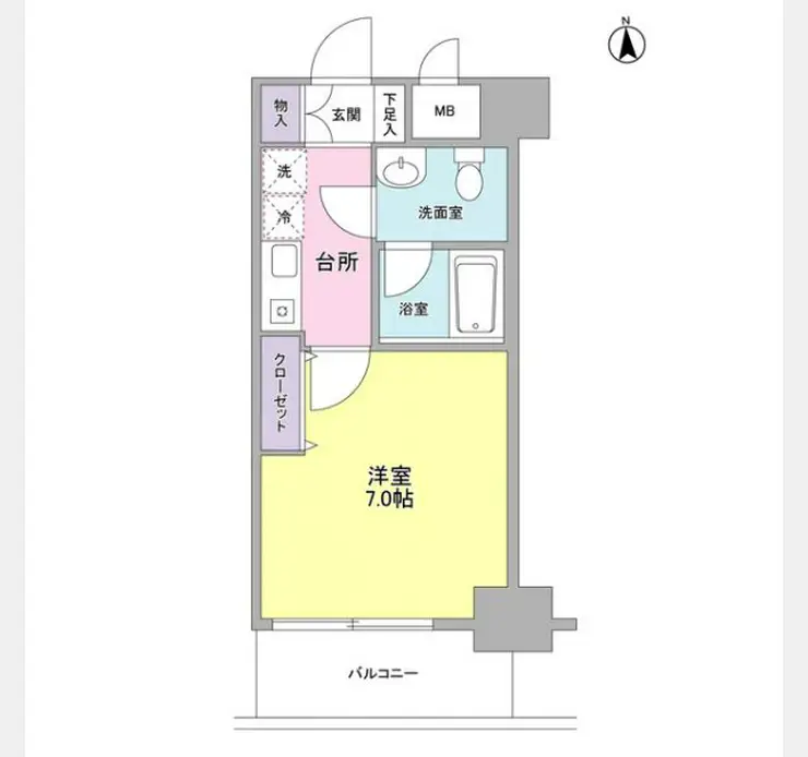 セレーノ品川 3階階 間取り