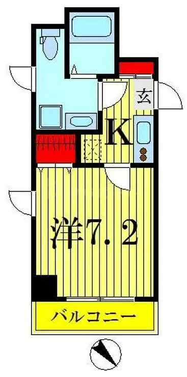 レオーネ亀戸 3階階 間取り