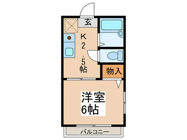 ディアス長津田 2階階 間取り