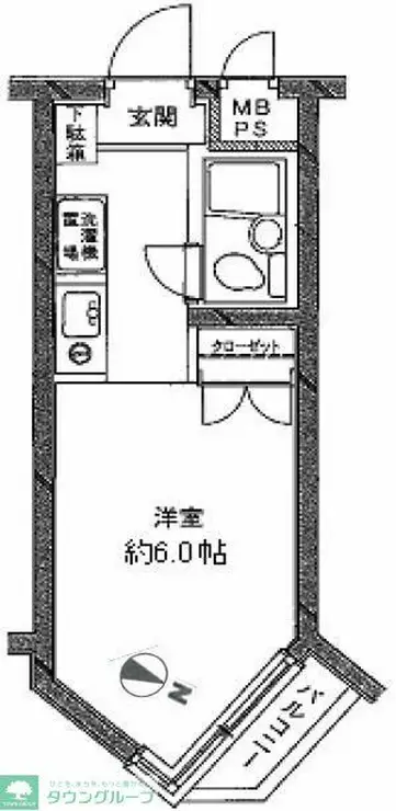 日神パレステージ代田橋 2階階 間取り