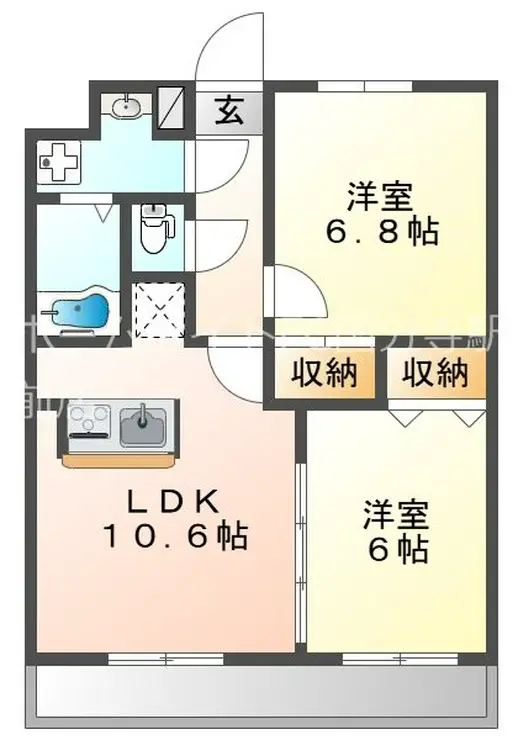 ウィステリア浅間 3階階 間取り