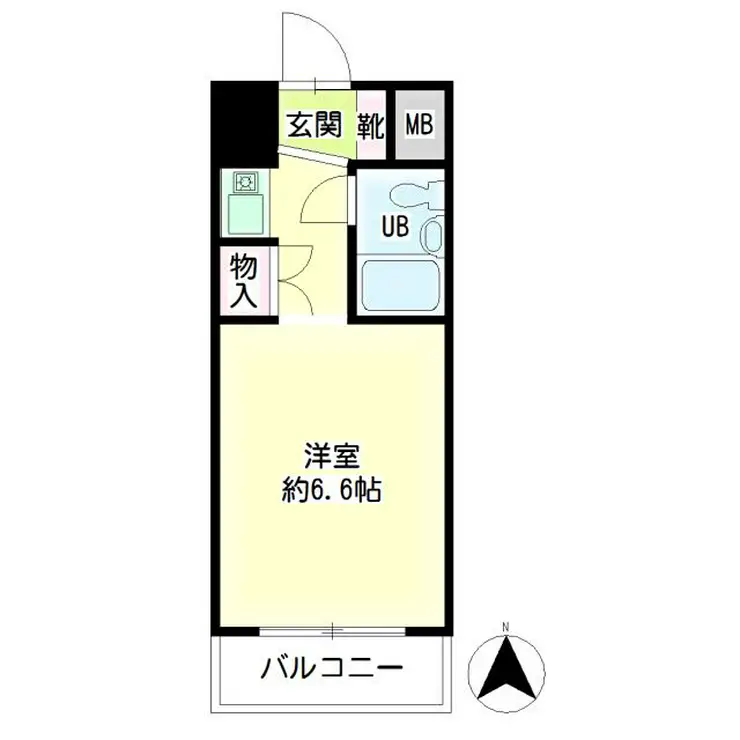 第52新井ビル 8階階 間取り