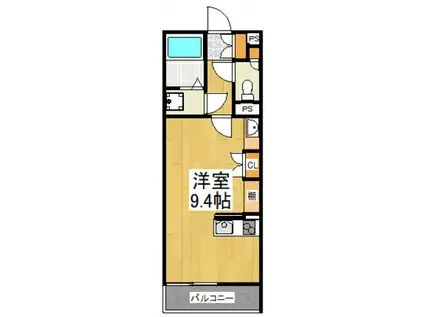 レオネクストあおばII(ワンルーム/3階)の間取り写真