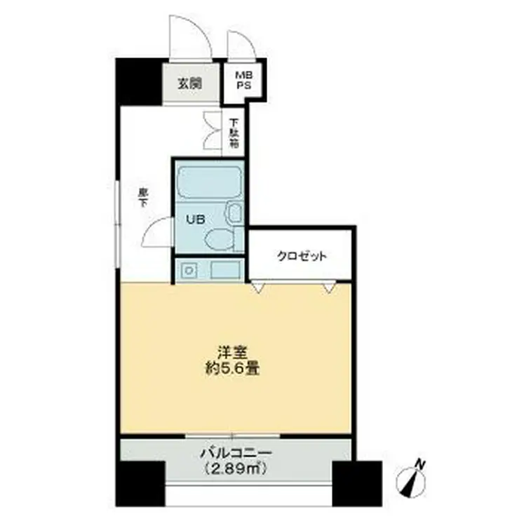 ライオンズマンション関内第6 4階階 間取り