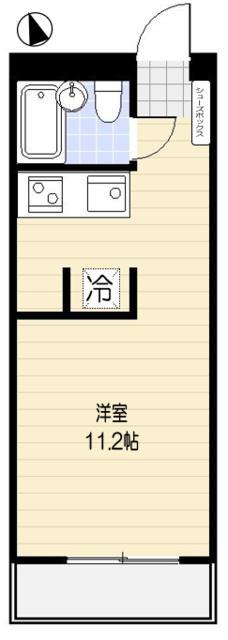 シティマンション東中野(ワンルーム/5階)の間取り写真