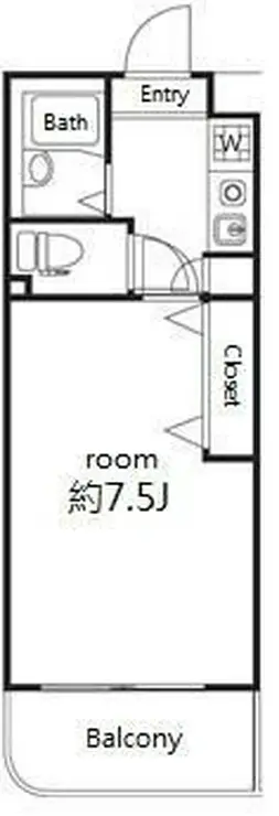 ウエストアベニュー 3階階 間取り