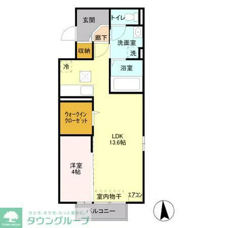 フォッサート・トレ 弐番館 1階階 間取り