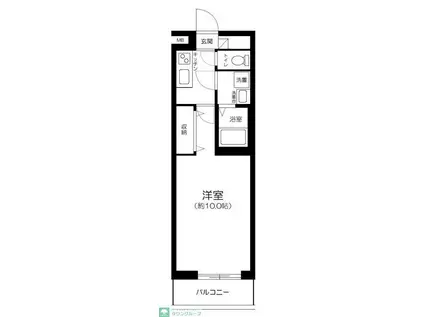 エルミ上落合(1K/3階)の間取り写真
