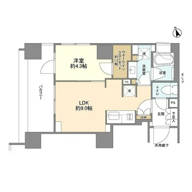 パークリュクス虎ノ門 2階階 間取り