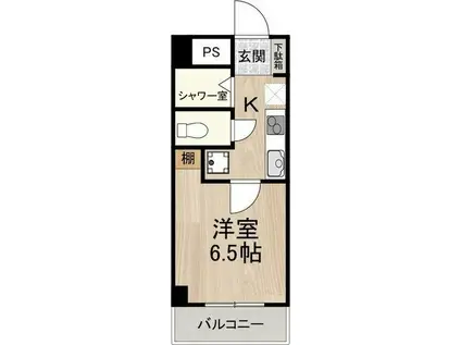 大正メゾン(1K/4階)の間取り写真