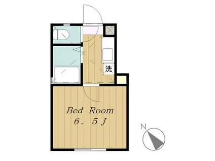 メープル・メゾン(1K/2階)の間取り写真