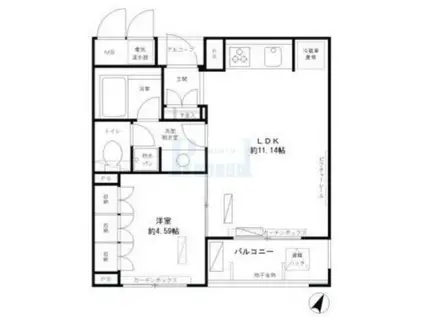 エル・セレーノ西早稲田(1LDK/2階)の間取り写真