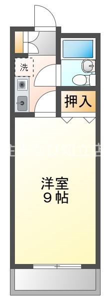 サンコートYOSIKAWA(1K/2階)の間取り写真