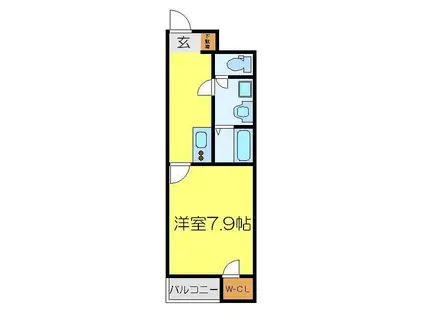 レオネクストKONO 53168(1K/1階)の間取り写真