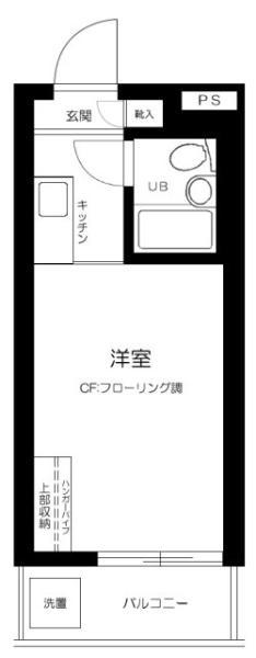 メゾン・ド・パナシェ(ワンルーム/4階)の間取り写真