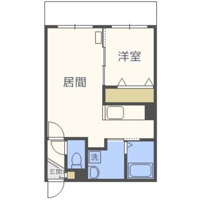 MELIORA(1LDK/2階)の間取り写真