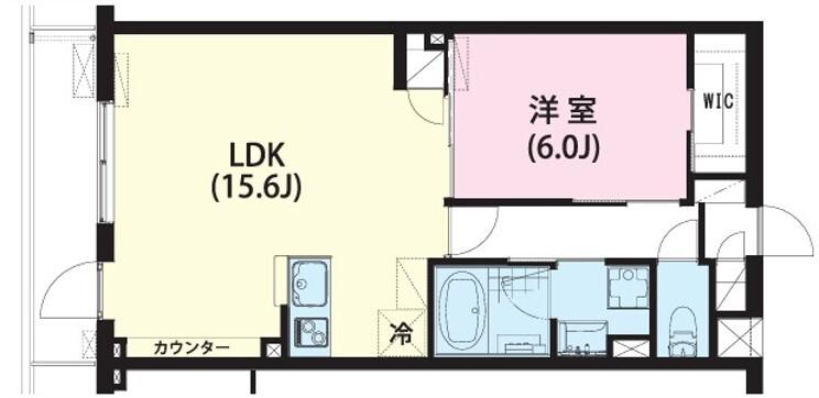 エムズプランドール(1LDK/1階)の間取り写真