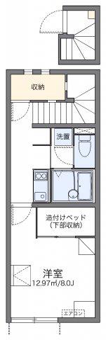 レオネクストサマア(1K/2階)の間取り写真