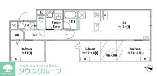 GRAN PASEO鷺ノ宮(3LDK/4階)の間取り写真