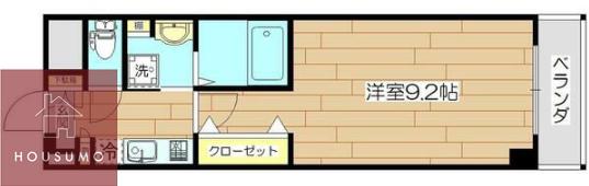 IS GRANDE(1K/3階)の間取り写真