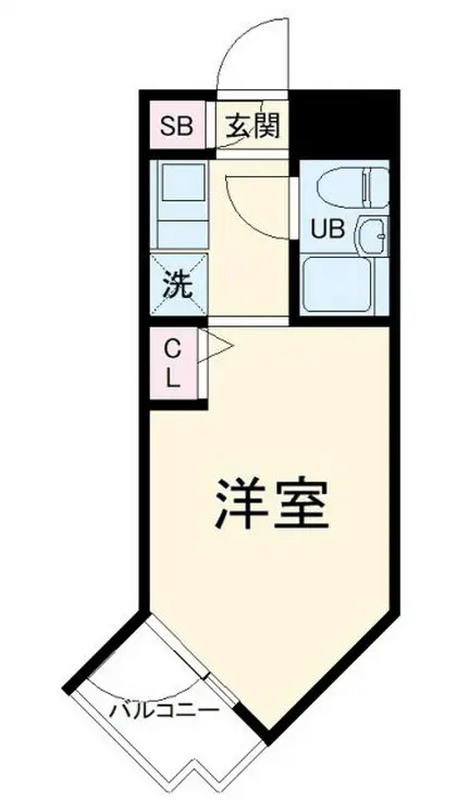 DOM二子新地 2階階 間取り