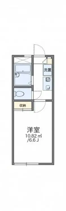レオパレス峰岡 2階階 間取り