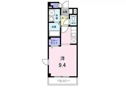 リブェールSHINOII(ワンルーム/3階)の間取り写真