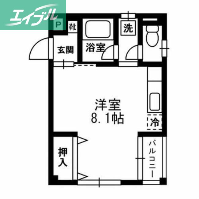 Nポート大供(1K/1階)の間取り写真