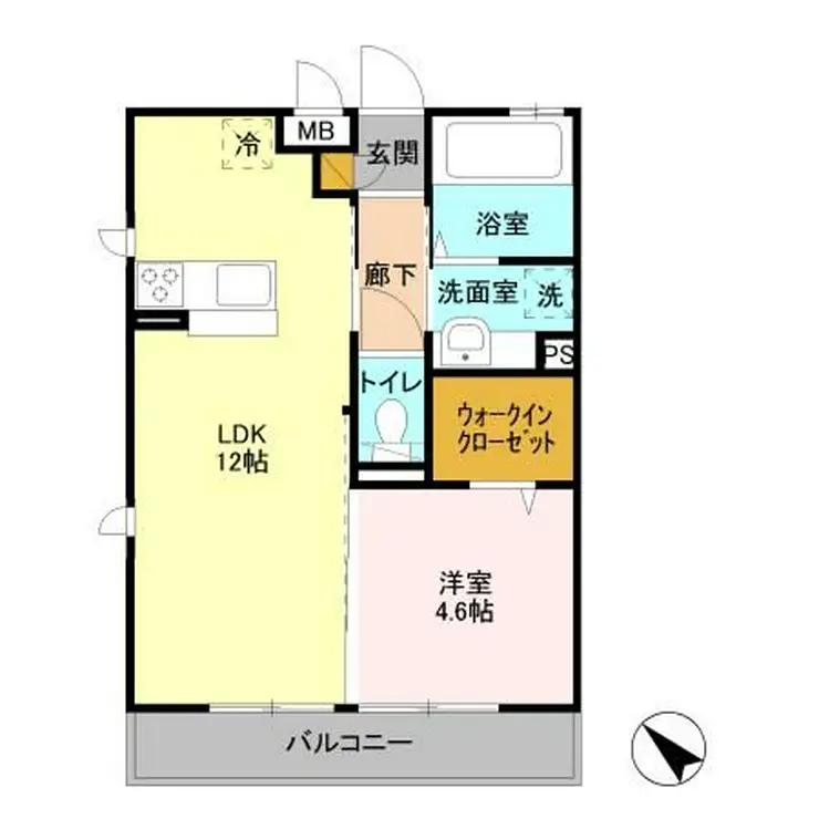 ロイヤルプラザ 2階階 間取り