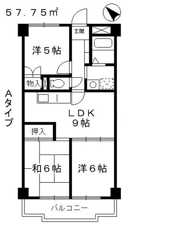 ポレール石神井 10階階 間取り