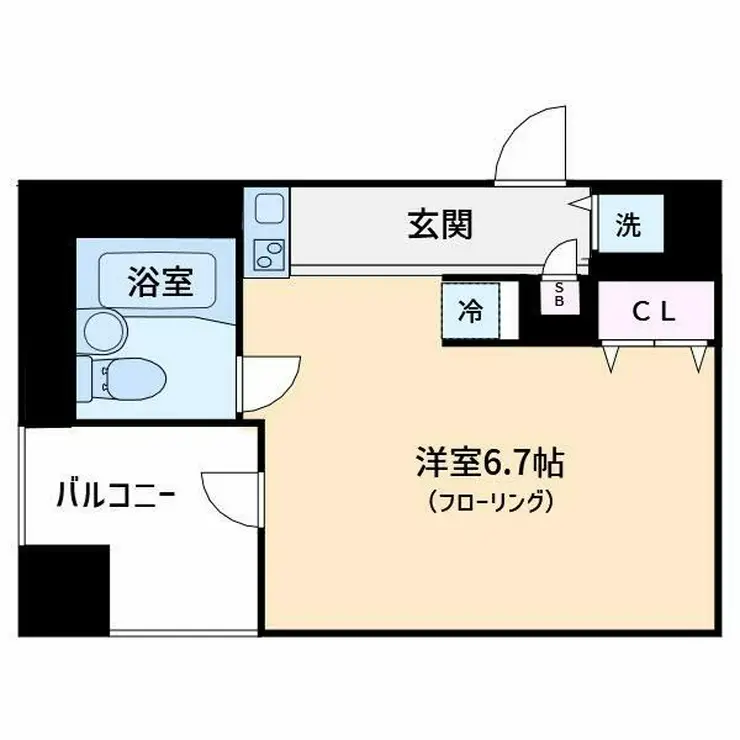 日神デュオステージ笹塚東館 6階階 間取り