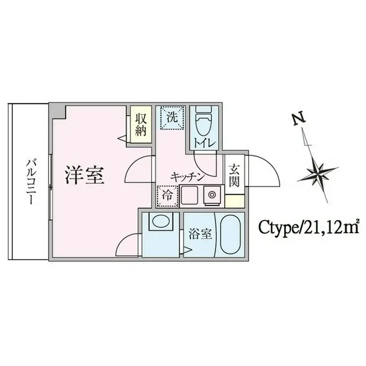 グランソフィア長津田駅前 2階階 間取り