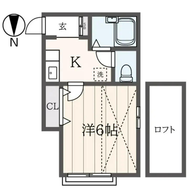 グリーンリーフ白楽 1階階 間取り