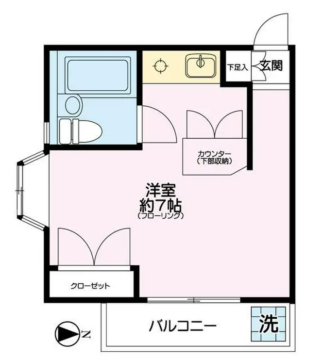 シェソワウィン 2階階 間取り