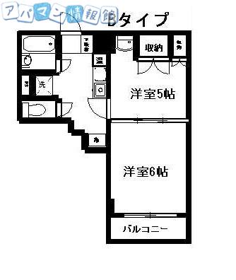 プレステージ新潟(2K/7階)の間取り写真