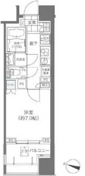メゾンカルム本郷 5階階 間取り