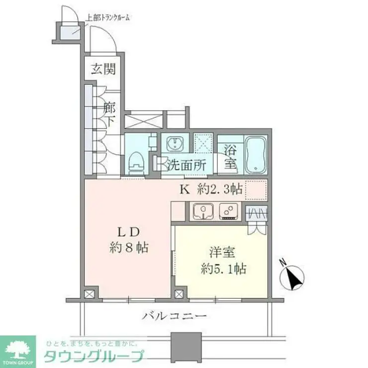 Brillia Towers目黒ノースレジデンス 21階階 間取り