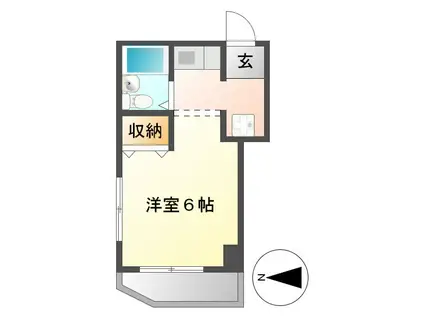 レスパス千種(1K/10階)の間取り写真