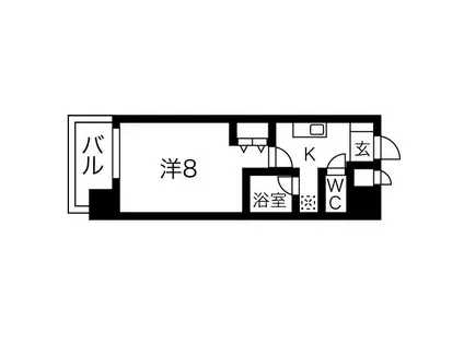 グレイス上前津(1K/10階)の間取り写真