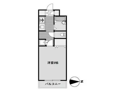 グレイセフル経堂(1K/1階)の間取り写真